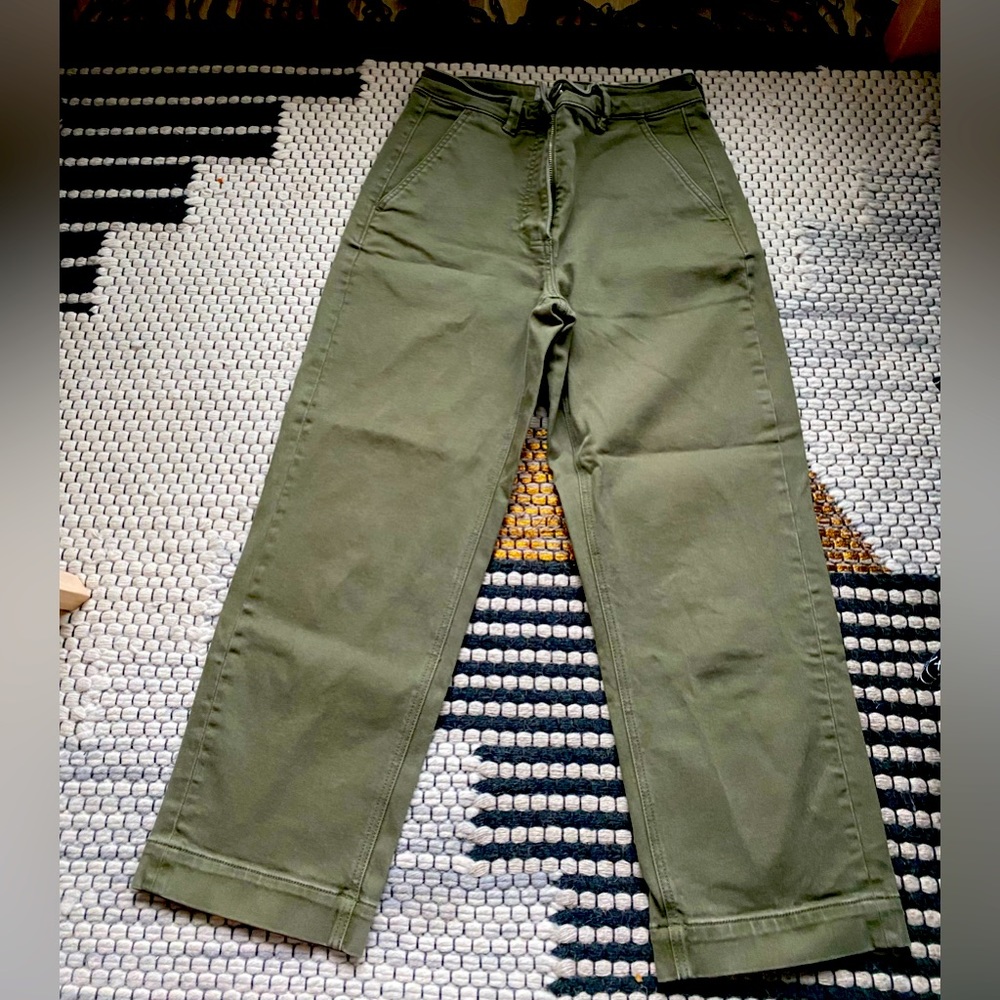 Everlane Straight Leg Crop Pants (Short)